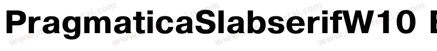 PragmaticaSlabserifW10 Bold Regula字体转换